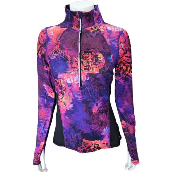 Champion 214-14-1055 Women's Graphic Athletic Shirt Sz Small Duodry Quarter Zip - Picture 10 of 10